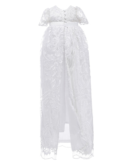 White Lace Garden Ceremony Gown