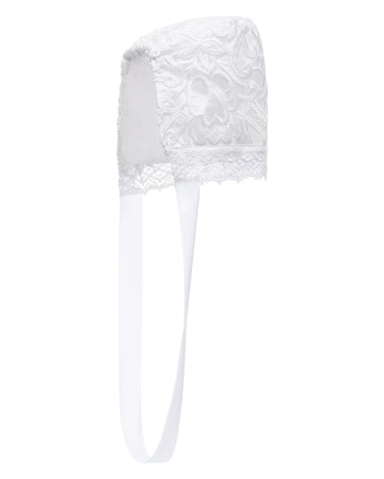 White Lace Garden Ceremony Gown