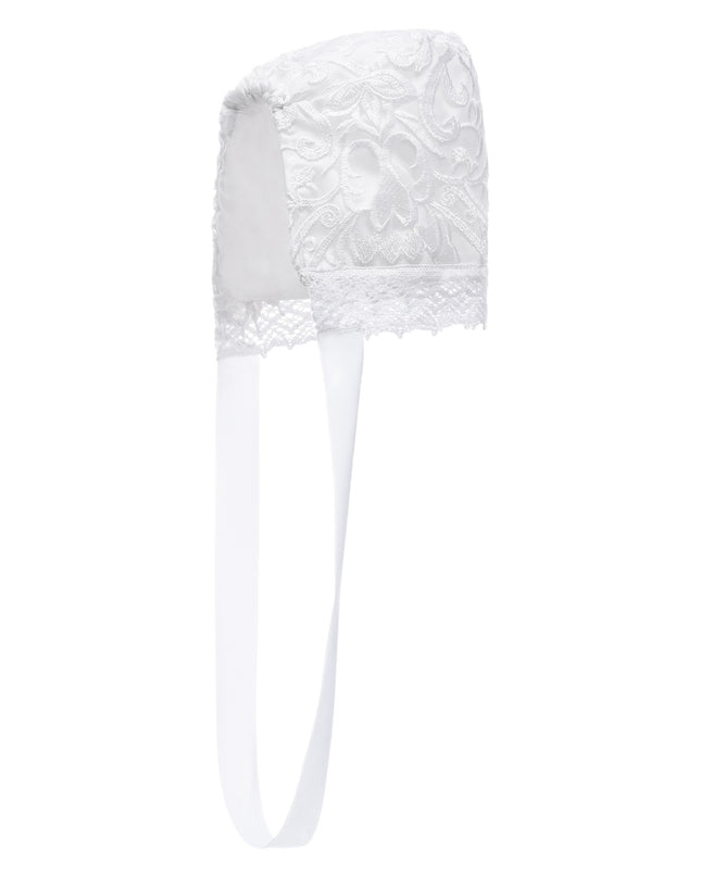 White Lace Garden Ceremony Gown