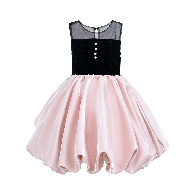 Pink Black Piazza Sleeveless Dress