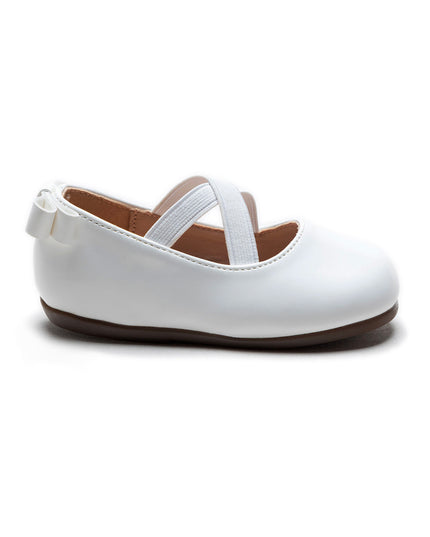 kidsatelier-Tulleen-White Cross Banded Ribbon Flats-TSM42018-White-2