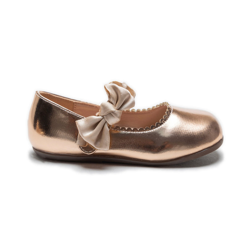 kidsatelier-Tulleen-Champagne-Satin-Elodie-Bow-Flats-TSM42019-Champagne-2
