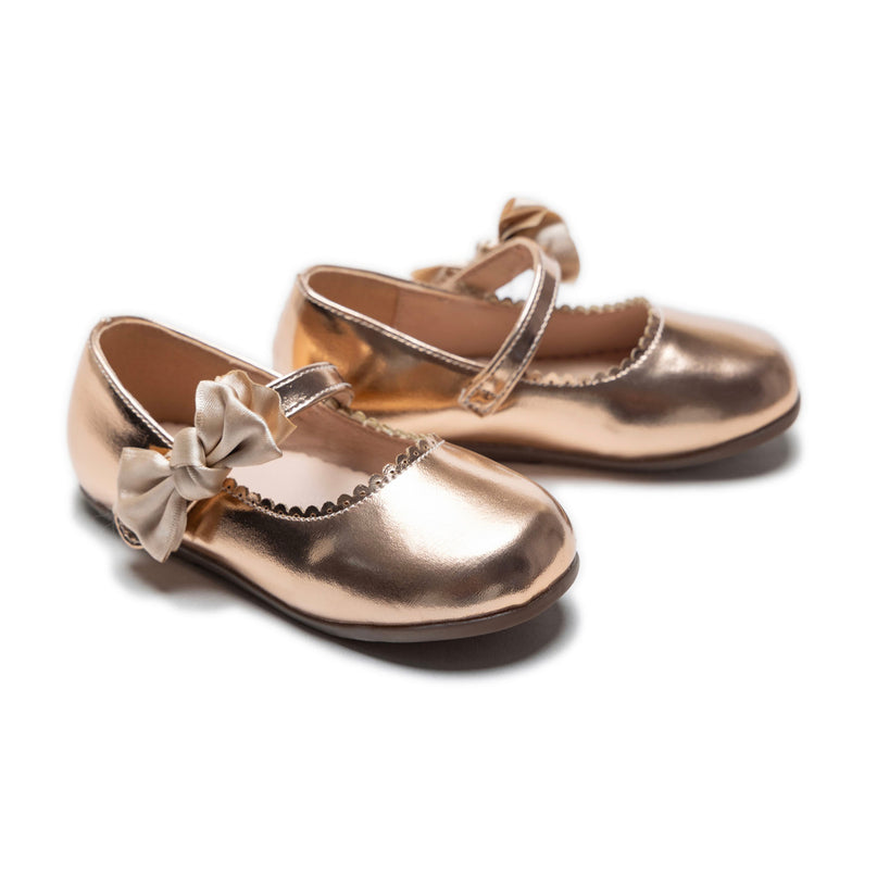 kidsatelier-Tulleen-Champagne-Satin-Elodie-Bow-Flats-TSM42019-Champagne-3