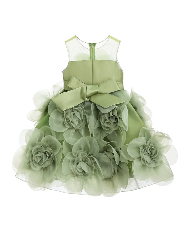 kidsatelier-tulleen-tul1005-green-floral-blooming-flowers-dress