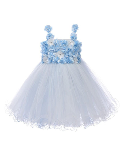 kids atelier tulleen Blue Campanula Bloom Dress