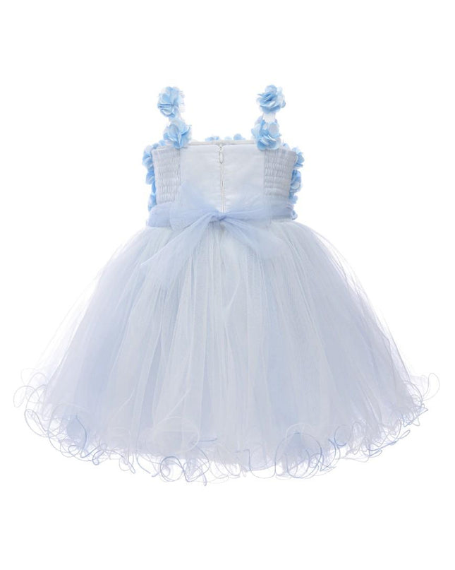 kids atelier tulleen Blue Campanula Bloom Dress
