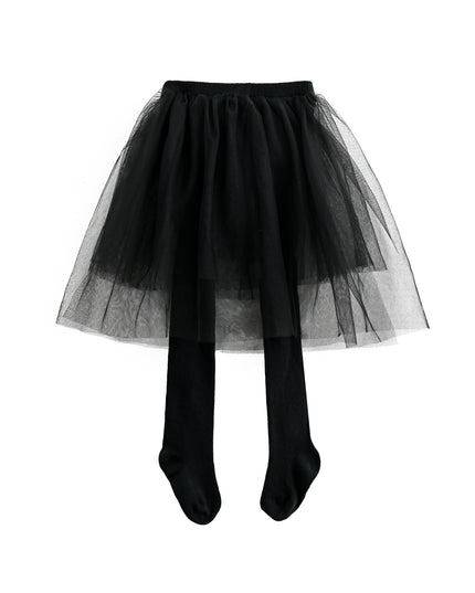 kids atelier tulleen Black Tulle Twirl Skirt