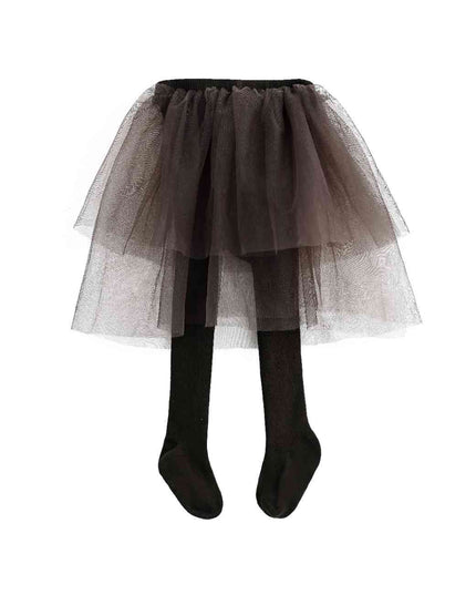 kids atelier tulleen Brown Tulle Twirl Skirt