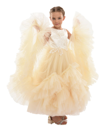 Gold Amber Tulle Dress