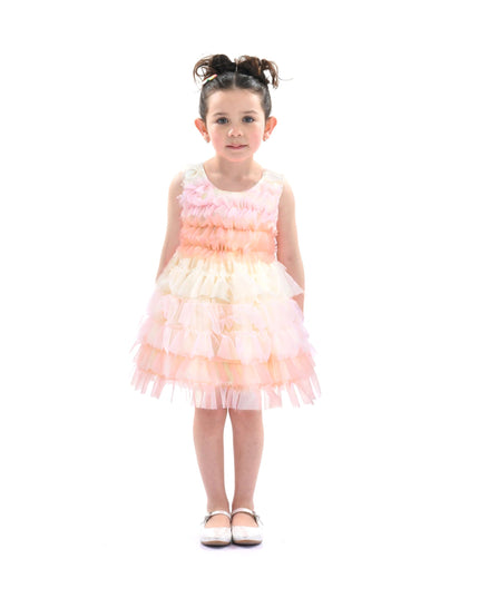 kidsatelier-tulleen-Pink-Ruffle-Layered-Tulle-Dress