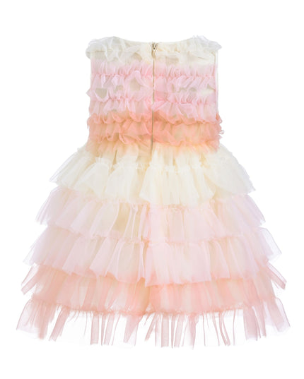 kidsatelier-tulleen-Pink-Ruffle-Layered-Tulle-Dress