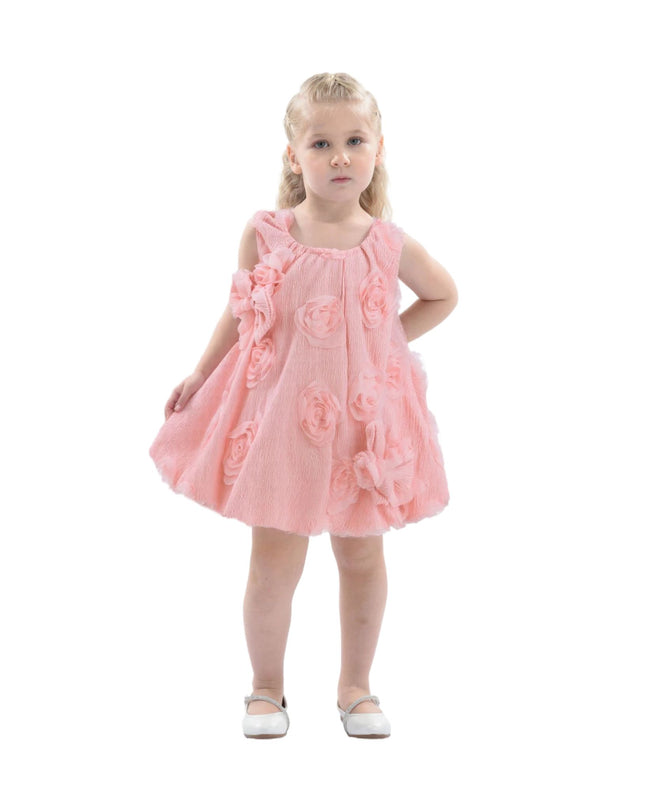 kidsatelier-tulleen-bt5286-pink-dress-pink-bow-flower-sleeveless-dress