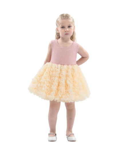 kidsatelier-tulleen-Pink-Rose-Rabbit-Cardigan-Dress