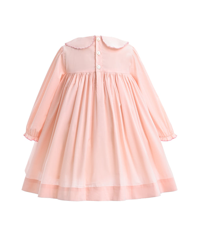 kids atelier tulleen Pink Blossom Smocked Dress