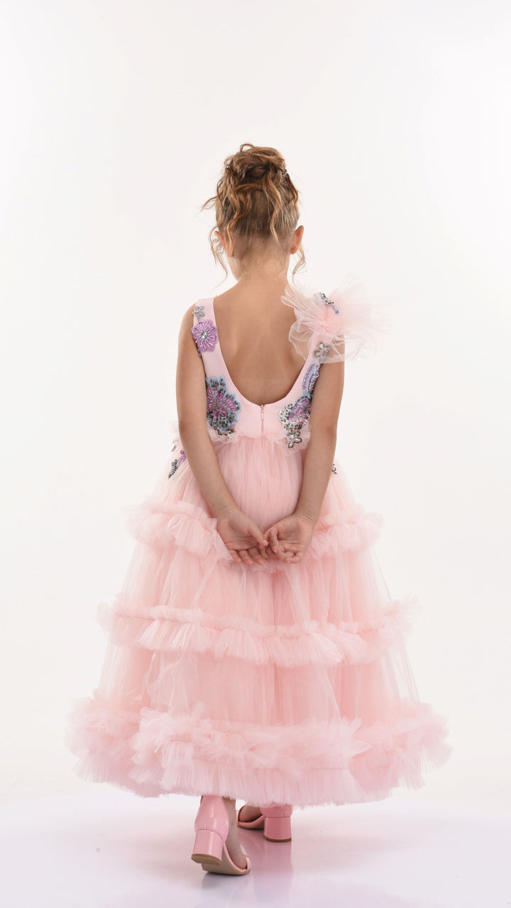 Pink Lilac Floral Dress