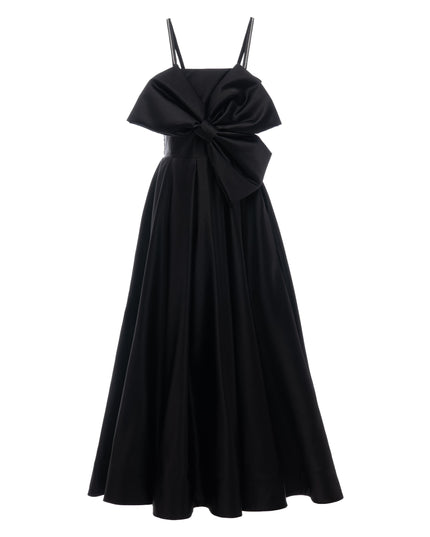 kids atelier tulleen Black Liana Taffeta Gown