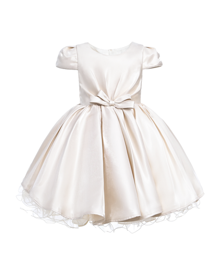 kidsatelier-tulleen-Champagne-Bow-Short-Solera-Dress