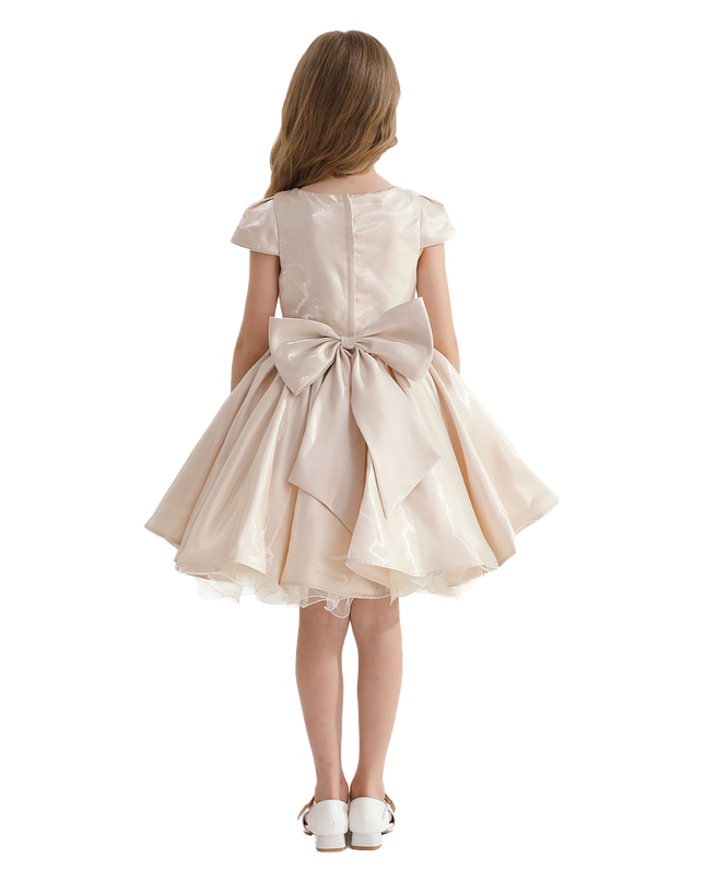 kidsatelier-tulleen-Champagne-Bow-Short-Solera-Dress