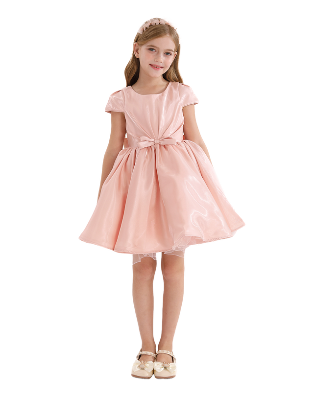 kidsatelier-tulleen-Pink-Bow-Short-Solera-Dress