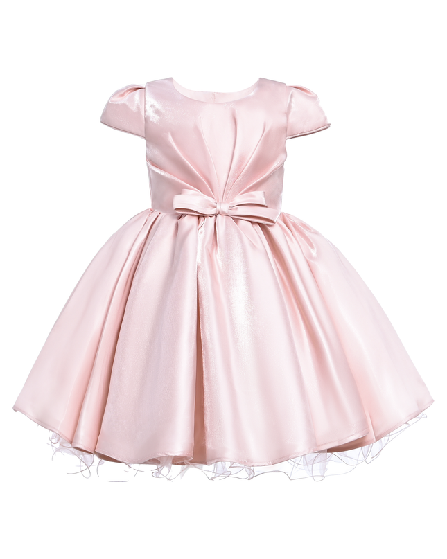 kidsatelier-tulleen-Pink-Bow-Short-Solera-Dress