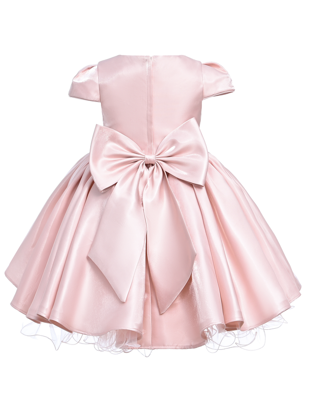 kidsatelier-tulleen-Pink-Bow-Short-Solera-Dress