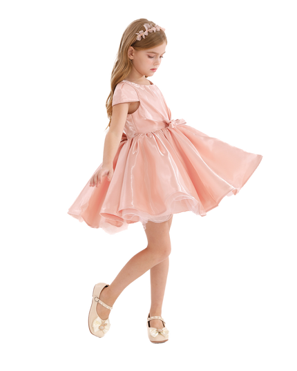 kidsatelier-tulleen-Pink-Bow-Short-Solera-Dress