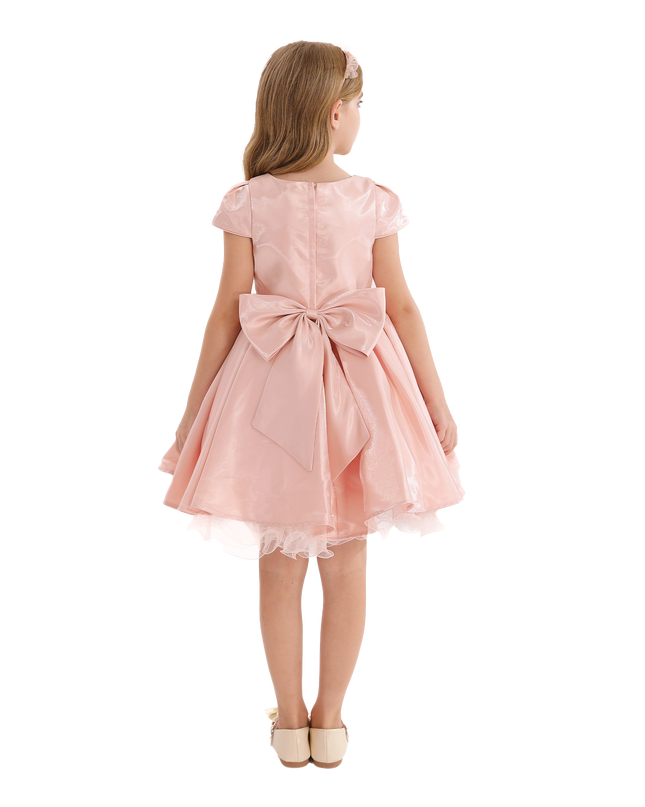 kidsatelier-tulleen-Pink-Bow-Short-Solera-Dress