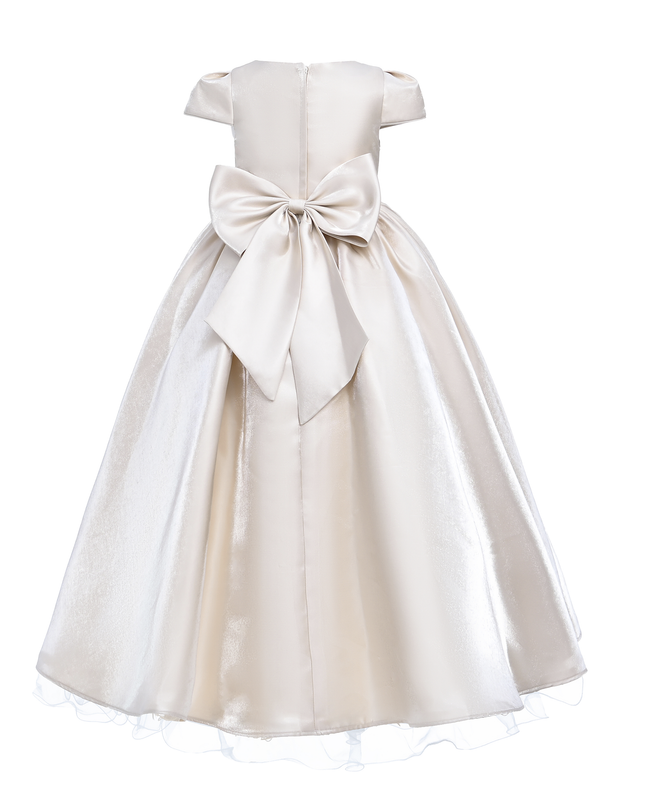 kidsatelier-tulleen-Champagne-Bow-Long-Brea-Dress