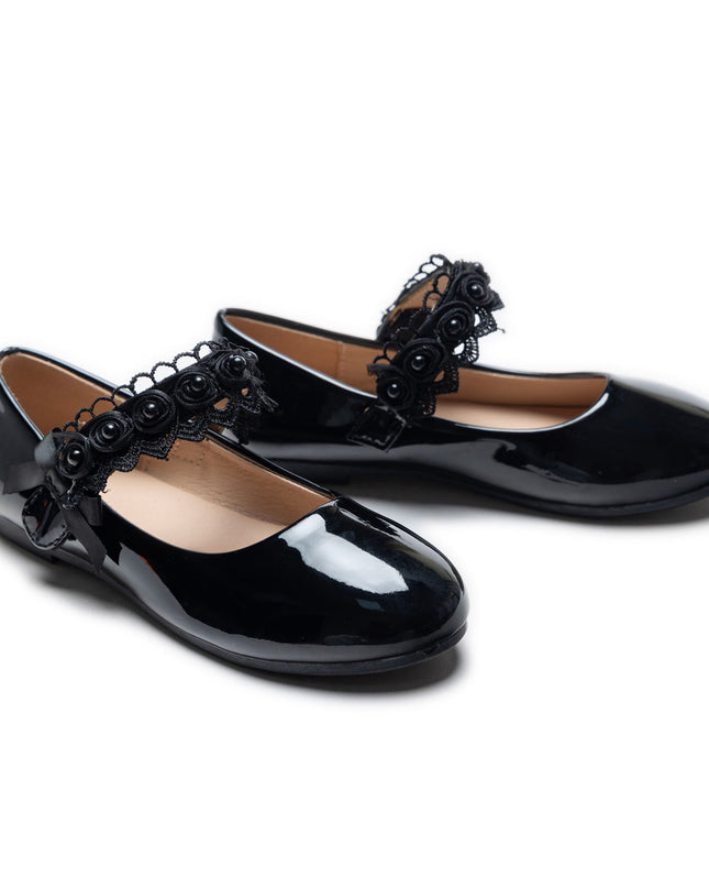 kidsatelier-Tulleen-Black-Patent-Rose-Pearl-Doily-Flats