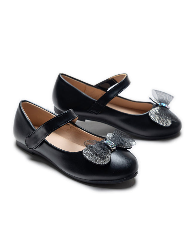 kidsatelier-tulleen-Black-Lydia-Bow-Flats