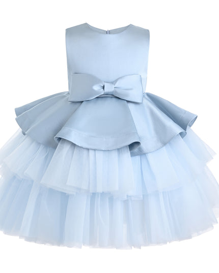 kids atelier tulleen Blue Fabiana Bow Dress