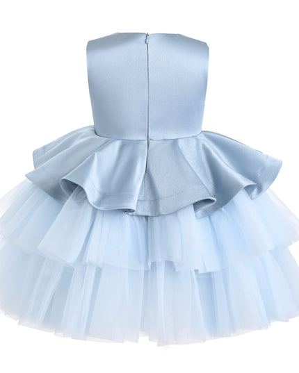 kids atelier tulleen Blue Fabiana Bow Dress