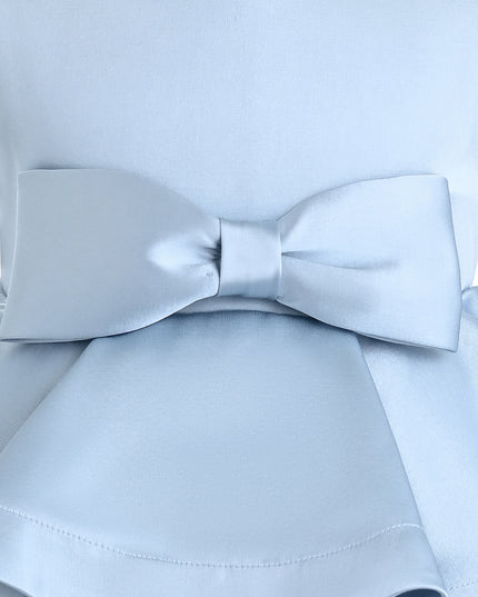 kids atelier tulleen Blue Fabiana Bow Dress