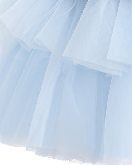kids atelier tulleen Blue Fabiana Bow Dress