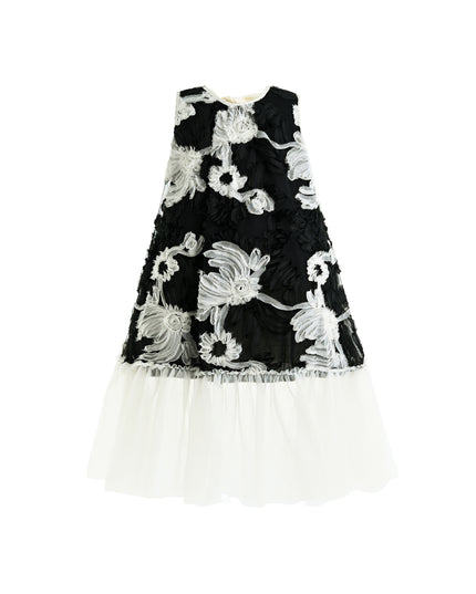 kidsatelier-tulleen-black-floral-tulle-sleeveless-dress