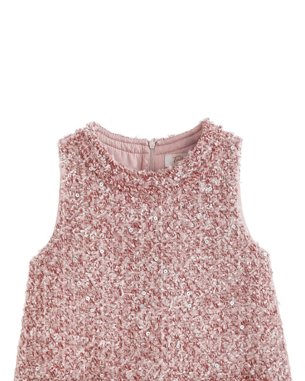kids atelier tulleen Pink Sequin & Tulle Party Dress
