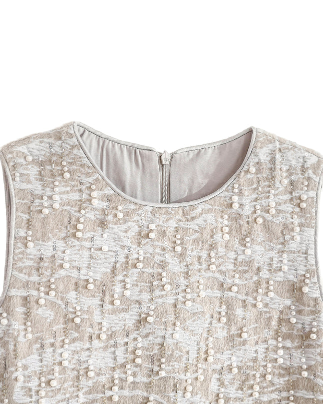 kids atelier tulleen Silver Feathered Party Dress