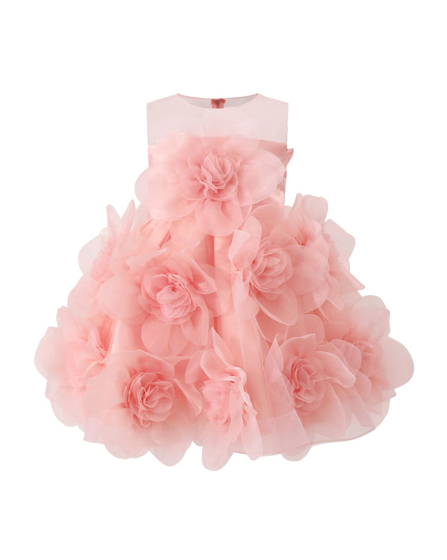 kids atelier tulleen Rose Briellea Embellished Sleeveless Dress