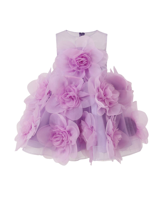 kids atelier tulleen Purple Briellea Embellished Sleeveless Dress