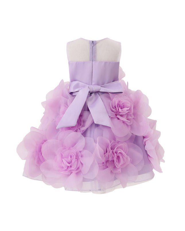 kids atelier tulleen Purple Briellea Embellished Sleeveless Dress
