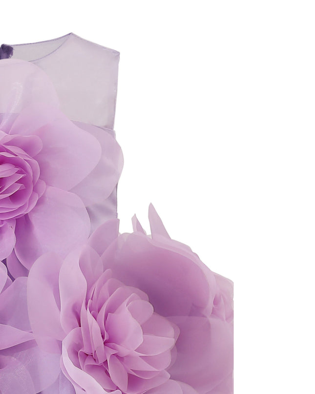 kids atelier tulleen Purple Briellea Embellished Sleeveless Dress