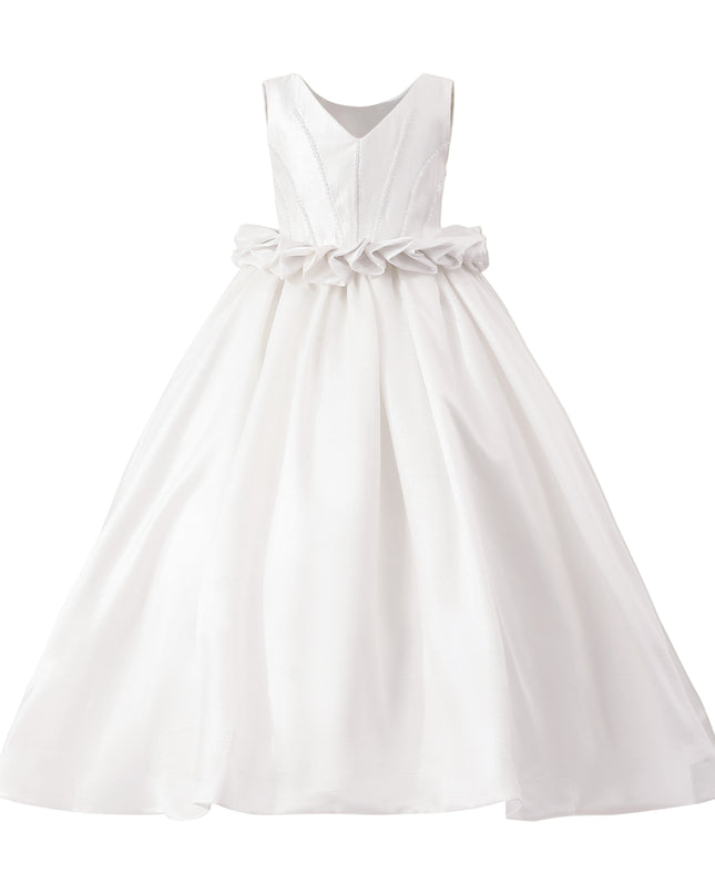 kids atelier tulleen White Valestra Formal Dress