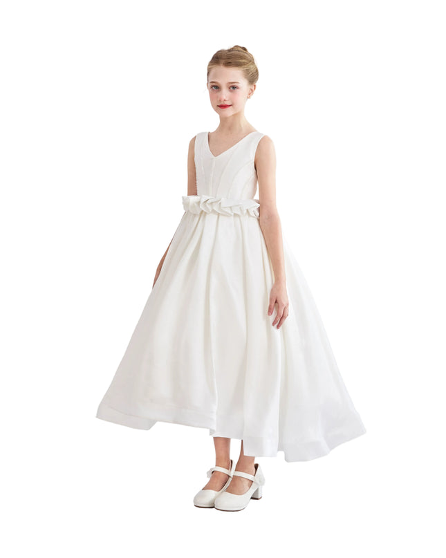 kids atelier tulleen White Valestra Formal Dress