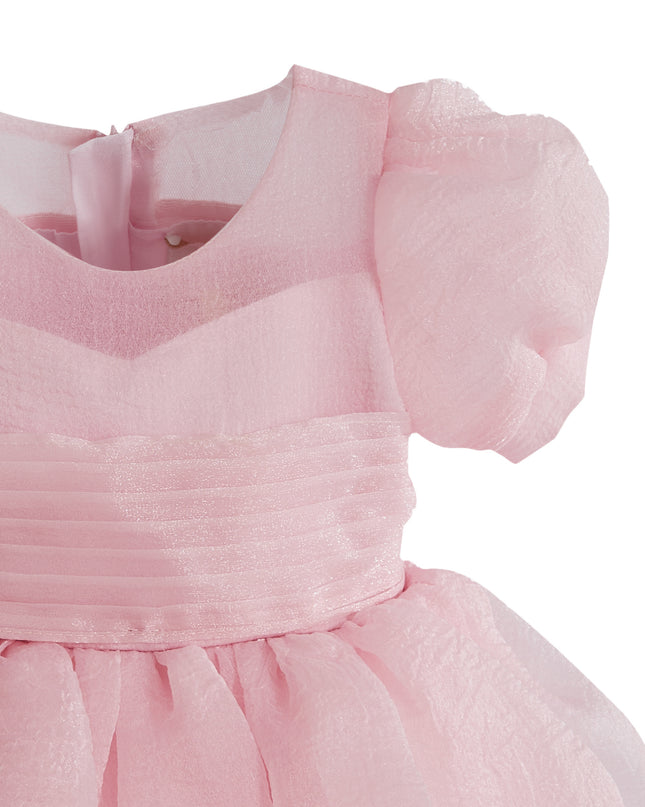 kids atelier tulleen Pink Brixton Puff-Sleeve Party Dress
