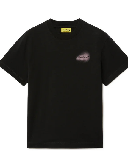 Kids Atelier-Off White-Black Spray Arrow T-Shirt