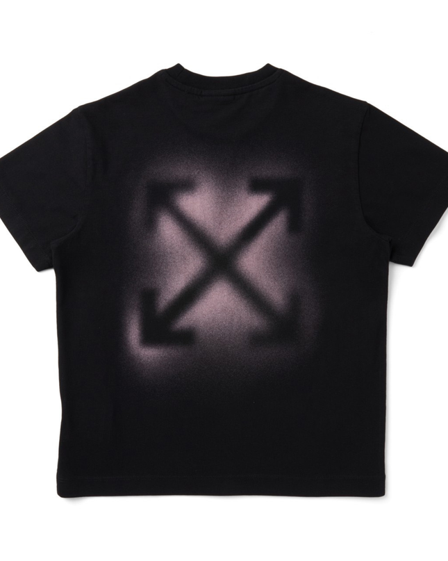 Kids Atelier-Off White-Black Spray Arrow T-Shirt