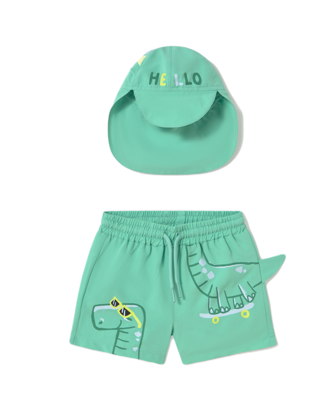 Lake Dinosaur Swim Suit Set