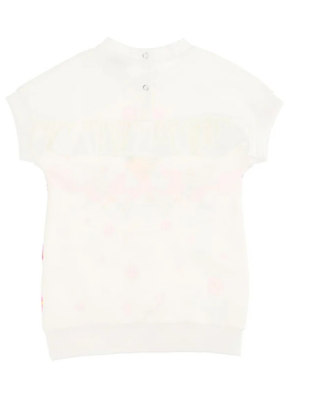 White Floral Embroidered Sweatshirt