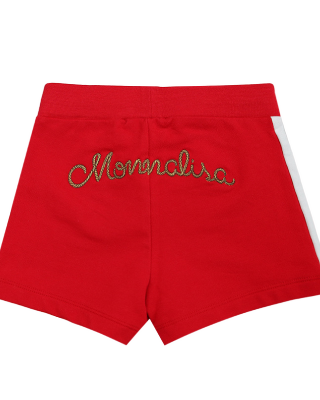 Red Fleece Shorts