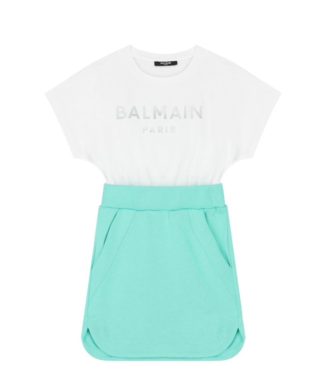 2 in 1 Turquoise Look Dress